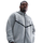 Bluzë me kapuç Nike Tech Fleece Windrunner, me zinxhir të plotë, për burra, gri me të zezë