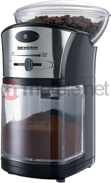 Mulli elektrik kafeje Severin KM 3874, 100 W, 150 g, i zi / argjendtë