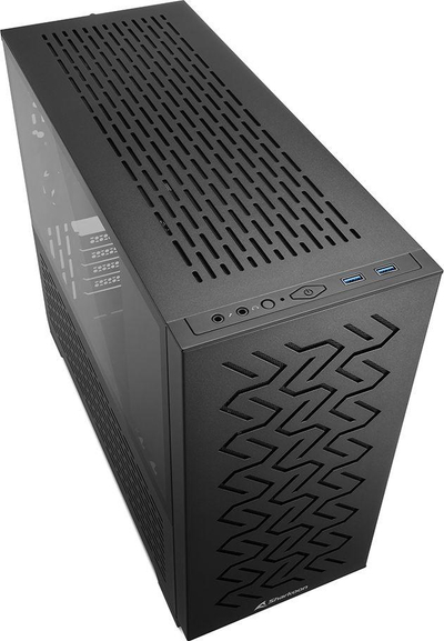 Kasë Sharkoon MS-Z1000, e zezë, Mini Tower