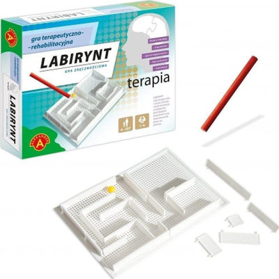 Lojë terapeutike Alexander Labirynt Terapia, set rehabilitimi, 4–107 vjeç, e bardhë