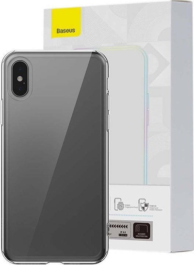 Kapak telefoni Baseus Simple për iPhone XS Max, transparent
