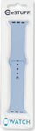 Rrip ore Apple eSTUFF ES660107, silikon, për Apple Watch, blu