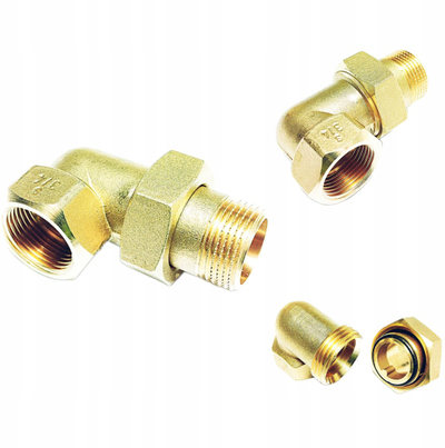 Bashkues bronzi këndor, DN32, 5/4"