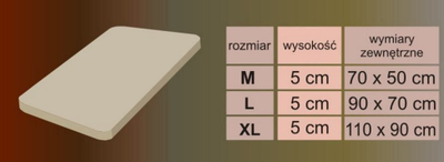 Dyshek për qen Hobbydog Mat L, material codura, i zi