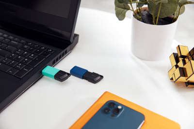 USB Kingston DataTraveler Exodia M, 64GB, USB 3.2, сина и црна