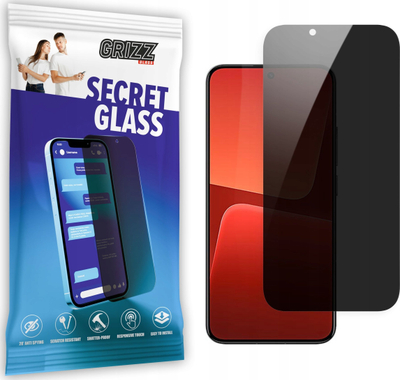Mbrojtës ekrani GrizzGlass Matte SecretGlass për Xiaomi 13, efekt privatësie, xham qeramik, i tejdukshëm