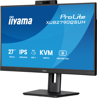 Monitor Iiyama ProLite XUB2790QSUH-B2, 27\", QHD 2560 x 1440, i zi