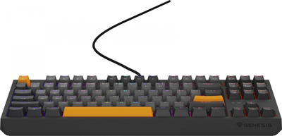 Tastierë gaming Genesis Thor 230 TKL, mekanike Outemu Red, RGB, e zezë