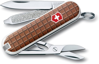 Thikë xhepi Victorinox, me dizajn me çokollad "Classic SD"