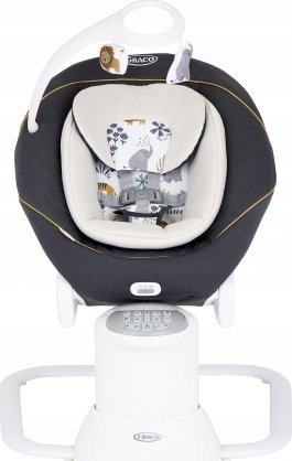 Лежалка Graco Swing All Ways Soother Horizon Wild, со вибрација, со подвижен bouncer, шарена