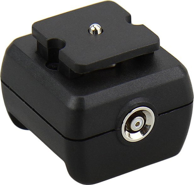 Adapter për blic JJC JSC-1, montim universal, plastikë e zezë