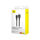 Kabllo USB Baseus Cafule USB A në Lightning, 1 m, 2.4A, e zezë