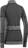 Bluzë termike për goca Kari Traa Smekker Half Zip, lesh merino, mëngë të gjata, gri e errët me të zezë, L