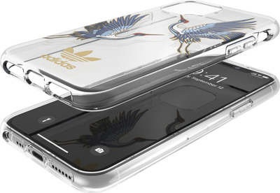 Mbrojtëse Adidas për iPhone 11 Pro, transparente me motive