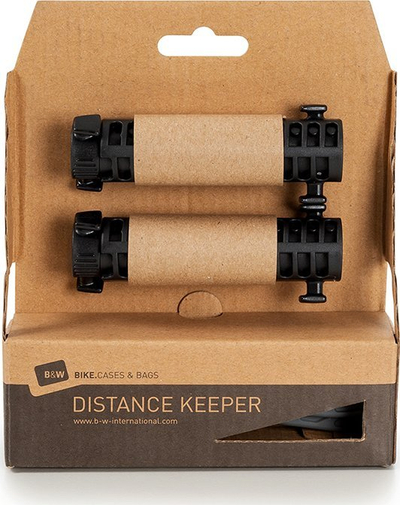 Aksesor biçiklete B&amp;W Distance Keeper, distancues rregullues, komplet 2 copë, i zi