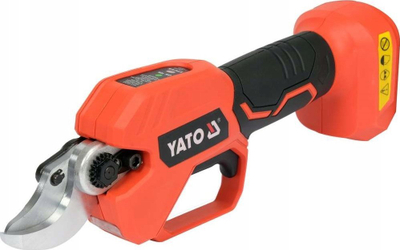 Gërshërë kopshti me bateri Yato 18V, brushless, pa bateri, portokalli