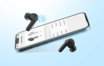 Безжични слушалки EarFun Air Life, Bluetooth 5.4, IPX5, црни