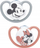 Biberon silikoni NUK Space Mickey Mouse, 18-36 muaj, set 2 copë, transparent