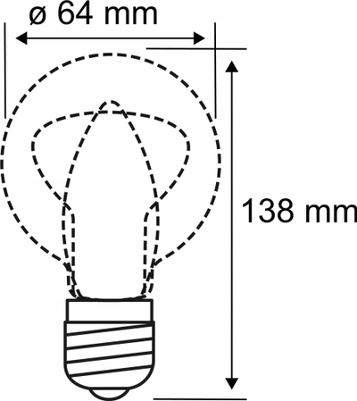 Llambë LED dekorative Paulmann Floating Shine, E27, 2.8W, xham smoke