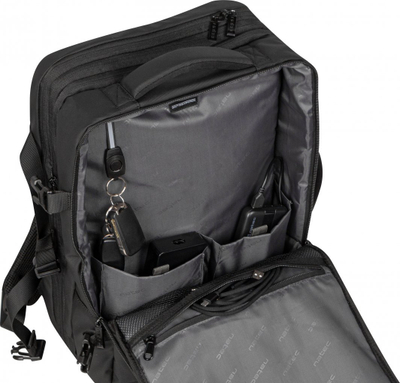 Çantë shpine për laptop Natec CAMEL PRO, 17.3", e zezë