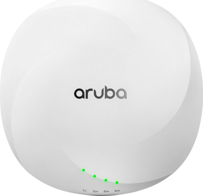Access point HPE Aruba AP-655, Wi‑Fi 6E tri‑band, 5 Gbps, i bardhë