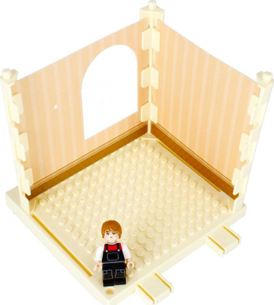 Lodra ndërtime Mega Creative Construction Blocks Salon, set blloqesh plastike, 35x27x6 cm, shumëngjyrëshe