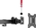 Mbajtës tavoline për monitor InLine, 3x 32", maksimumi 7 kg, i zi