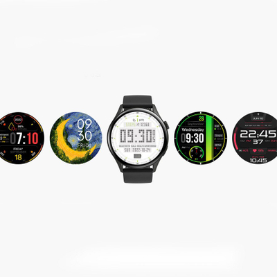 Smartwatch për femra Gravity GT11-7, ekran 1.43" AMOLED, IP67, rose gold
