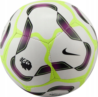 Top futbolli Nike Premier League Skills FZ3046-100 për stërvitje, i bardhë me të verdhë edhe vjollcë