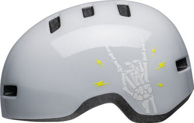 Kaskë biçiklete për kalamajt Bell Lil Ripper, In-Mold, XS 45-52 cm, e kuqe me shkëlqim