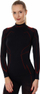 Maicë e brendshme për femra Brubeck LS14350, L, e zezë / e kuqe