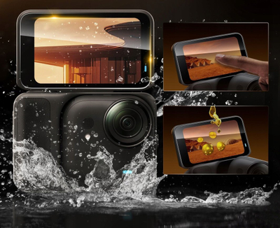 Xham i mbrojtjes për ekran K&F Concept për Insta360 GO Ultra, 3 copë, 9H, 2.5D