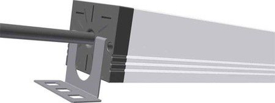 Kapëse montimi për priza Bachmann STEP, set 2 copë, çelik inox, gri