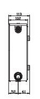 Radiator Stelrad, 60 x 50 cm, 817 W, i bardhë