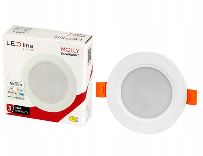 Spot LED Molly, 5W, 500lm 4000K, i bardhë