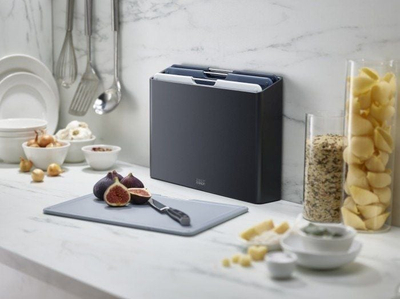 Set dërrasash për prerje Joseph Joseph Large Folio, 4 copë, gri grafit