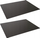 Mbulesë tavoline Durable Desk Mat Contoured, 65x50cm, e zezë
