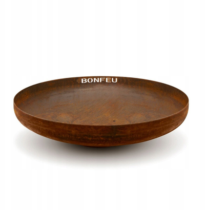 Vatër zjarri për kopsht Bonfeu Bonbowl 80 FB3.800C, 80 cm, çelik Corten, ngjyrë ndryshku