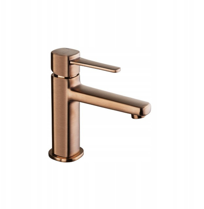 Rubinet lavamani Glamour, i shkurtër, bronz bakri