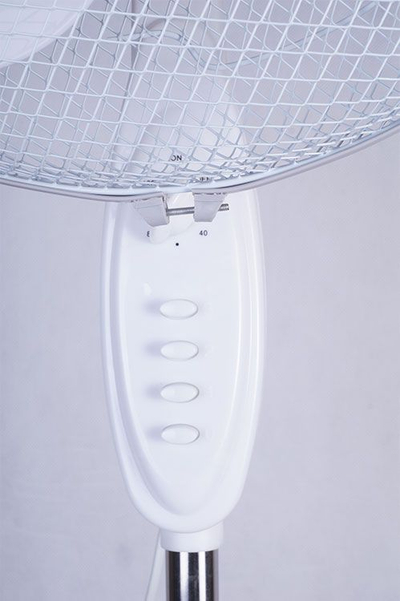 Ventilator në këmbë Orkan Rlum Lux, 43 cm, lartësi gjer në 122 cm, i bardhë