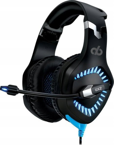 Слушалки за гејминг Veho Alpha Bravo GX-2, UBU 7.1 Surround, со микрофон, црни