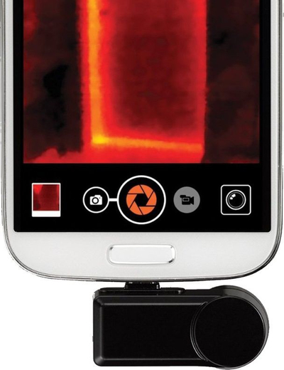 Aparat fotografik portativ SeeK Thermal Compact XR për iOS, i zi