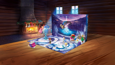 Kalendar adventi LEGO Disney Frozen 2025, set për ndërtim, shumëngjyrësh