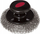 Furçë pastrimi Neka Plancha Brush, trup çelik inox, dizajn kompakt, e zezë
