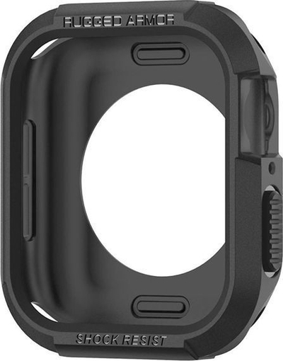 Këllëf Rugged Armour për Apple Watch Seria 4, 44mm, i zi