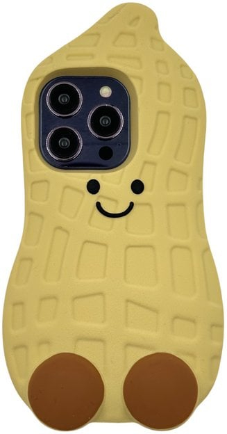 Kapak telefoni 3D Peanut për iPhone 16 Pro, silikon, shumëngjyrësh