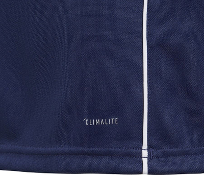 Bluzë trajnimi adidas Core 18 JR CV4139, climalite, mbyllje me 1/4 zinxhir, blu navy