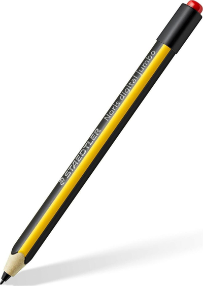 Stylus Staedtler Noris Digital Jumbo, 0.7mm, EMR, i zi me të verdhë