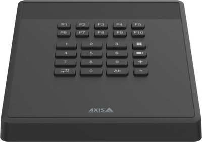 Tastierë sigurie Axis TU9003, USB, IP54, e zezë