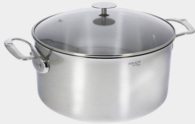 Tigan çelik inox De Buyer Stewpot Milady, 20 cm, ngjyrë argjendtë